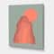 Designart - Pink Sunset Mountain Landscape - Modern Canvas Wall Art Print